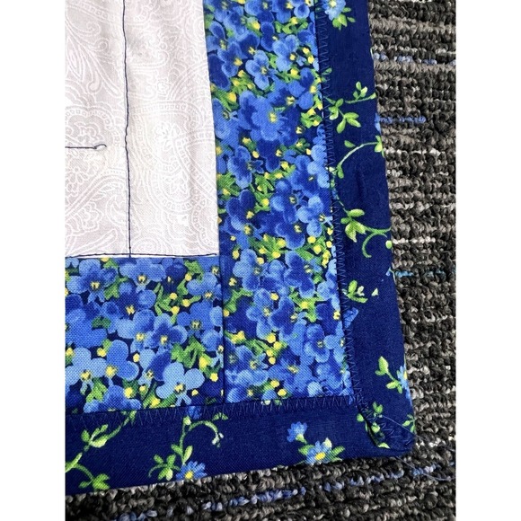 Patchwork Handmade Multicolor Fully Finished 51x48.5 NEW Never Used Rectangle‎ - Picture 5 of 12